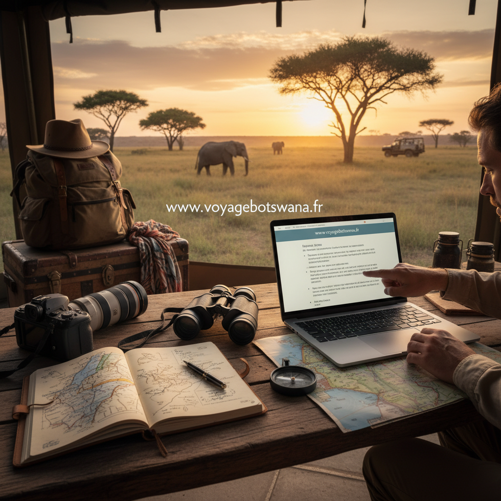 Préparer un séjour sur www.voyage-botswana.fr étape par étape