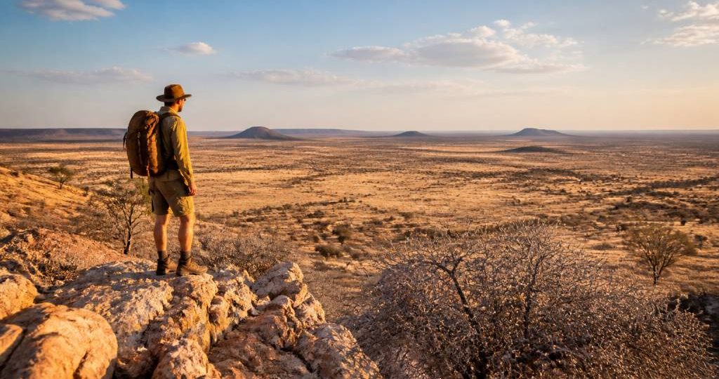 Aventure et paysages du kalahari central