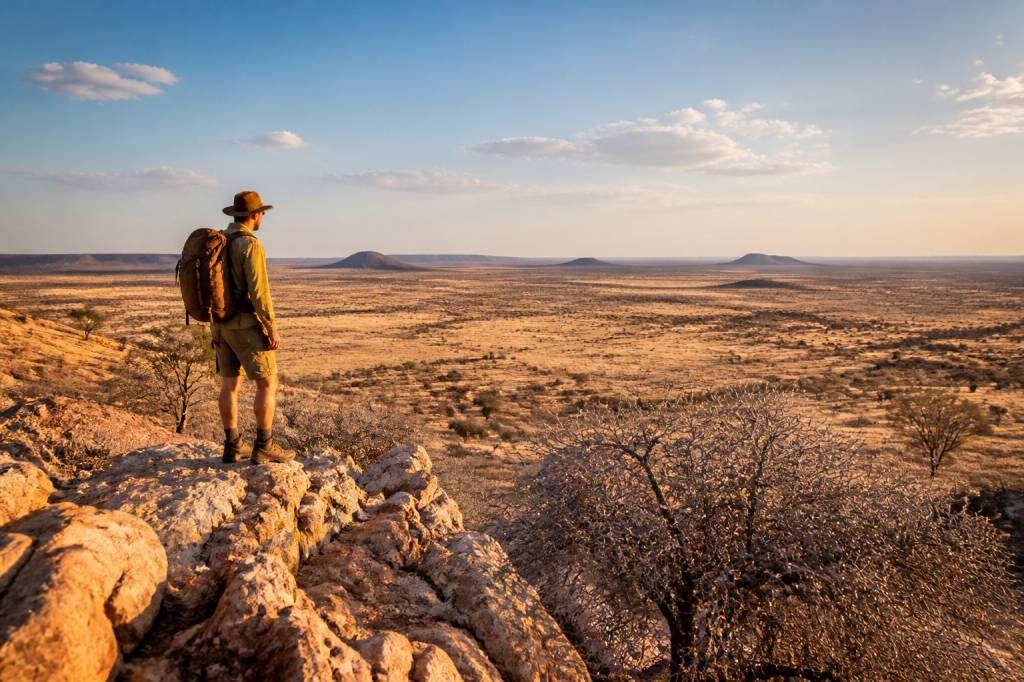 Aventure et paysages du kalahari central